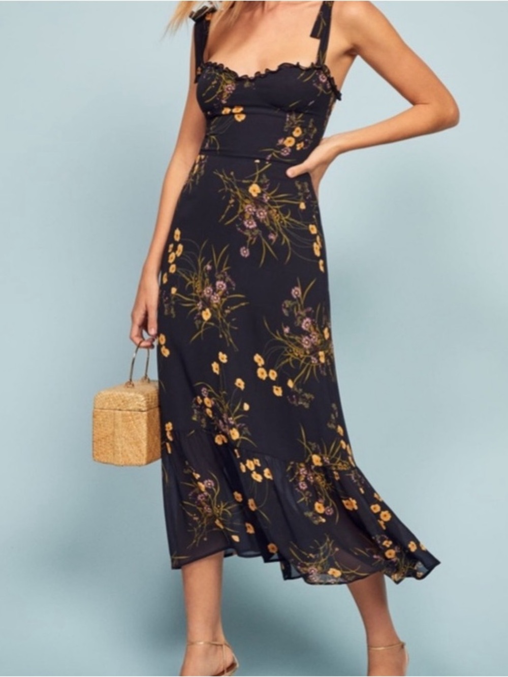 Reformation Nikita Dress In Mademoiselle size 8
